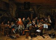 Jan Steen A company celebrating the birthday of Prince William III oil painting